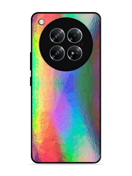 Colorful Holographic Background Glossy Metal TPU Phone Cover for Infinix Zero 40 (5G)