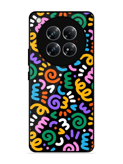 Colorful Seamless Vector Glossy Metal Phone Cover for Infinix Zero 40 (5G)