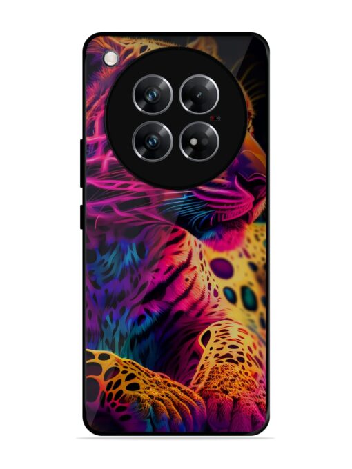 Leopard Art Glossy Metal Phone Cover for Infinix Zero 40 (5G)