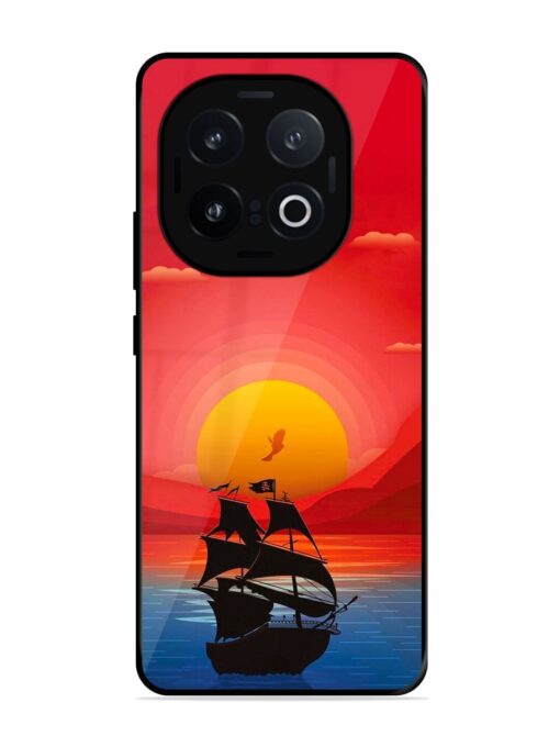 Sunset Sail Glossy Metal Phone Cover for Iqoo 13 (5G)