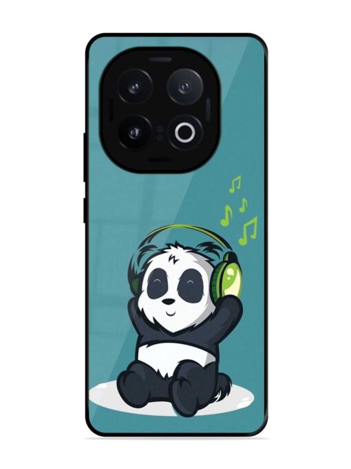 Music Panda Glossy Metal Phone Cover for Iqoo 13 (5G)