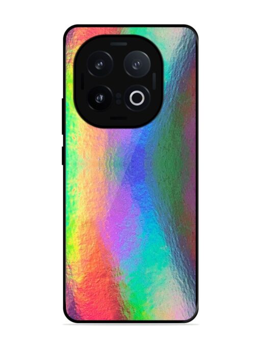 Colorful Holographic Background Glossy Metal TPU Phone Cover for Iqoo 13 (5G)