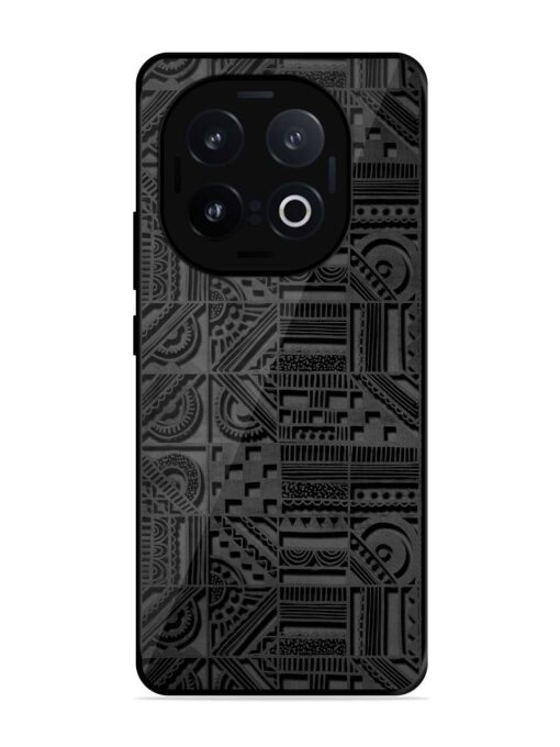 Seamless Pattern Glossy Metal Phone Cover for Iqoo 13 (5G)