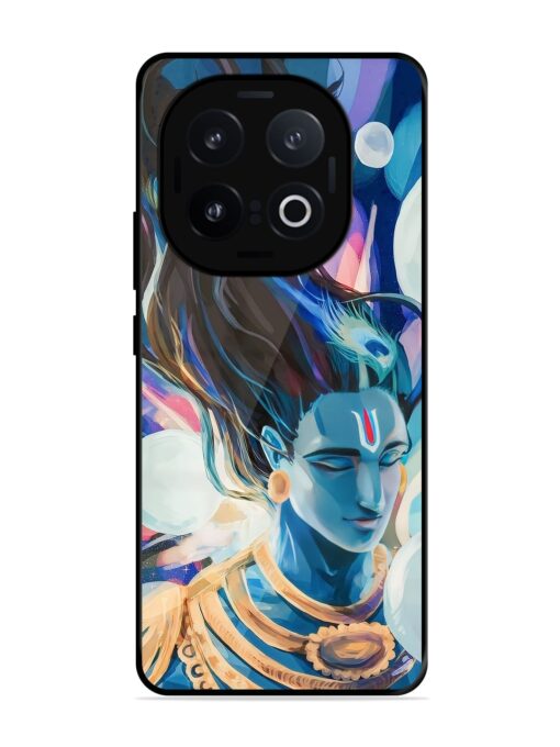 Bhagwan Sri Krishna Glossy Metal Phone Cover for Iqoo 13 (5G)