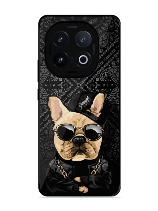 Gangsta Cool Sunmetales Dog Glossy Metal Phone Cover for Iqoo 13 (5G)