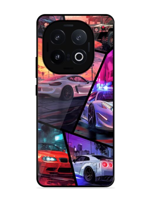 Ride In Pixels Glossy Metal Phone Cover for Iqoo 13 (5G)