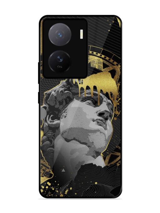 Roman Face Glossy Metal Phone Cover for Iqoo Z7 (5G)