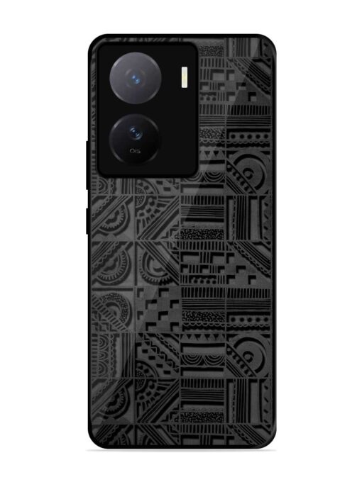 Seamless Pattern Glossy Metal Phone Cover for Iqoo Z7 (5G)