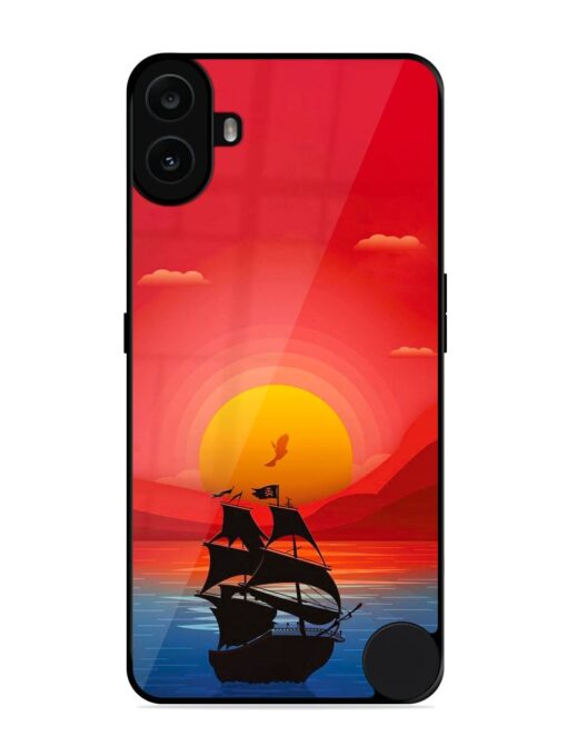 Sunset Sail Glossy Metal Phone Cover for Nothing CMF Phone 1