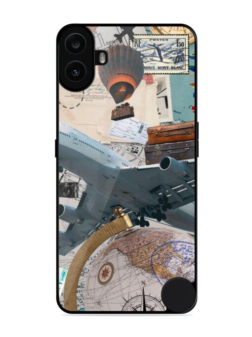 Adventure Awaits Glossy Metal Phone Cover for Nothing CMF Phone 1