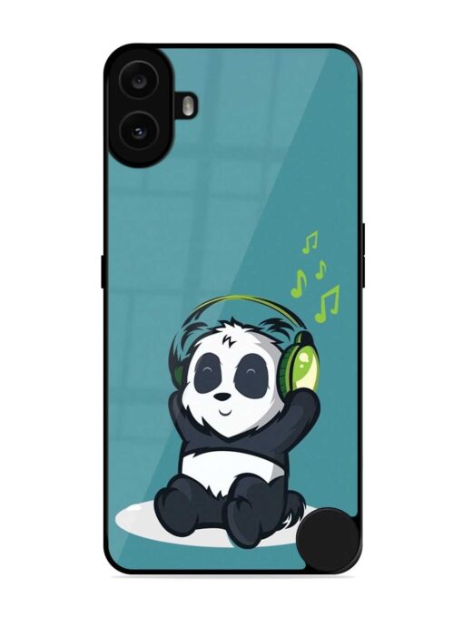 Music Panda Glossy Metal Phone Cover for Nothing CMF Phone 1