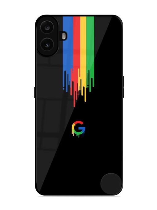 Google Logo Glossy Metal Phone Cover for Nothing CMF Phone 1