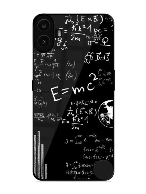 E=Mc2 Mass?Energy Equivalence Glossy Metal Phone Cover for Nothing CMF Phone 1