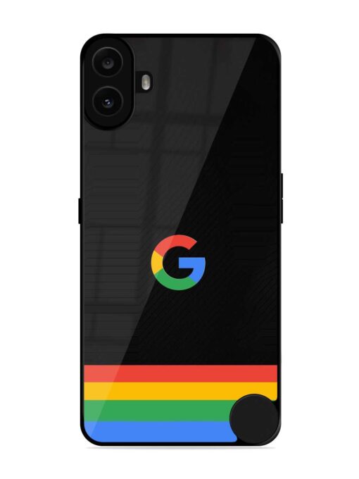 Google Logo Art Glossy Metal Phone Cover for Nothing CMF Phone 1