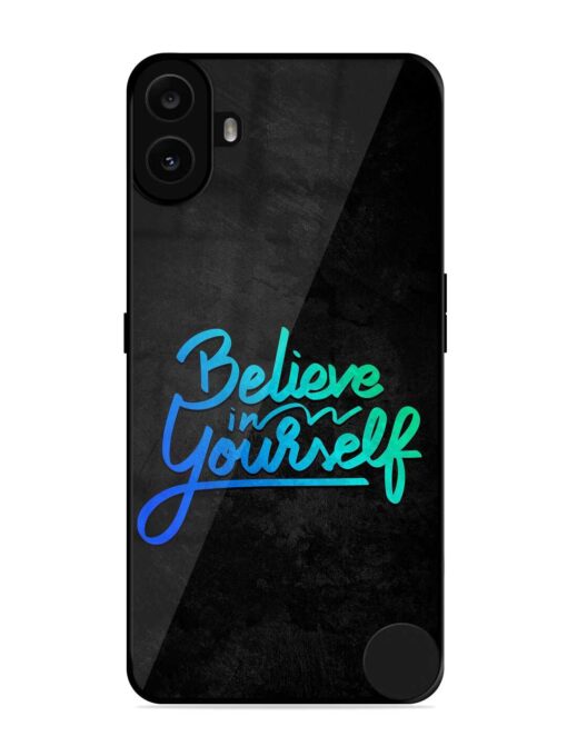 Believe In Yourself Glossy Metal Phone Cover for Nothing CMF Phone 1