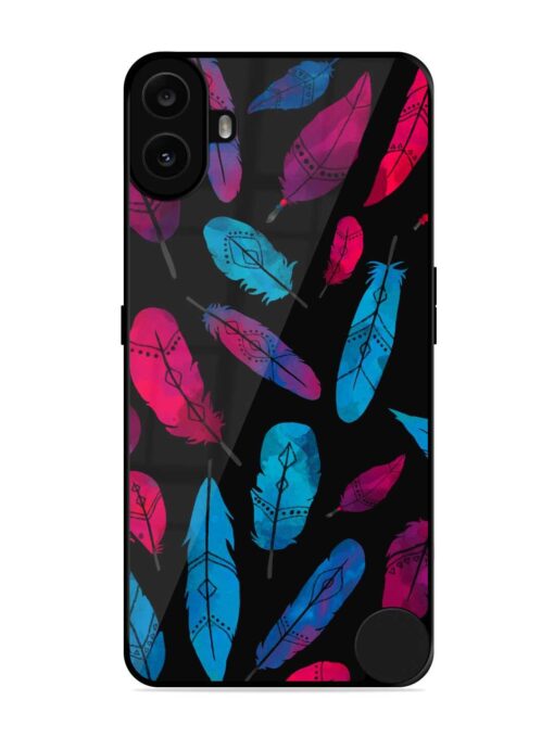 Feather Art Glossy Metal Phone Cover for Nothing CMF Phone 1