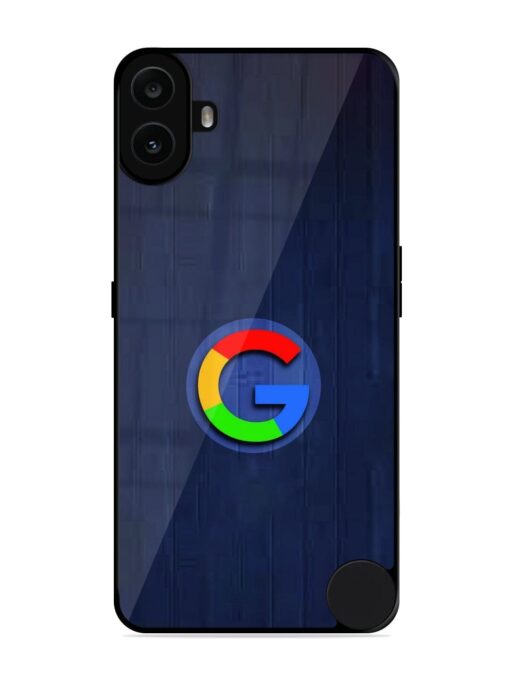 Google Logo Printed Glossy Metal TPU Phone Cover for Nothing CMF Phone 1