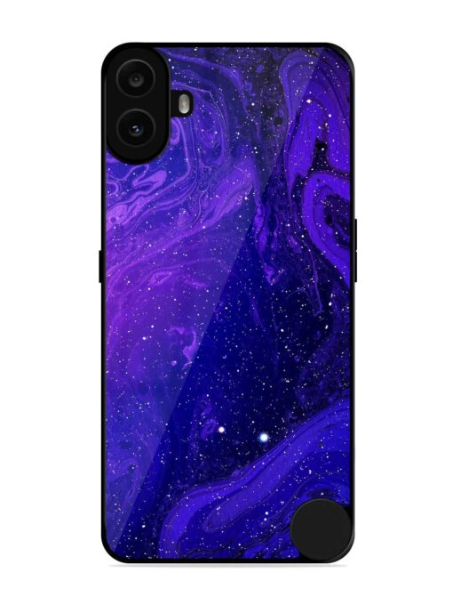 Galaxy Acrylic Abstract Art Glossy Metal Phone Cover for Nothing CMF Phone 1