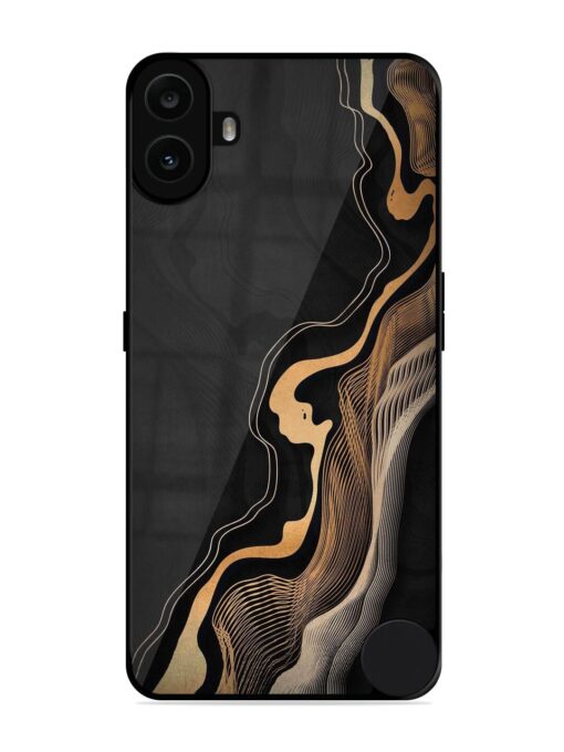 Abstract Art Glossy Metal TPU Phone Cover for Nothing CMF Phone 1