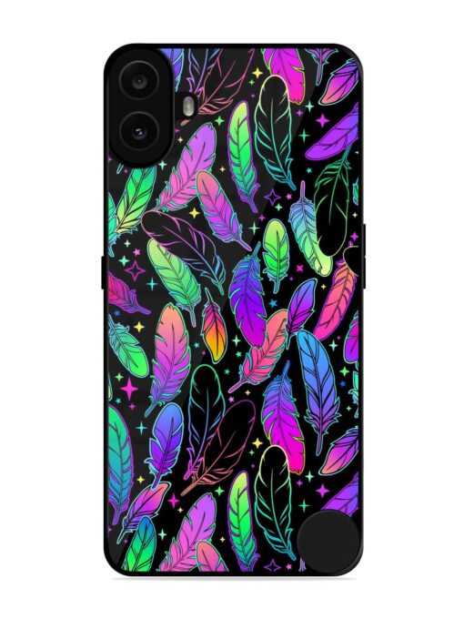 Bright Multi Colored Seamless Glossy Metal Phone Cover for Nothing CMF Phone 1