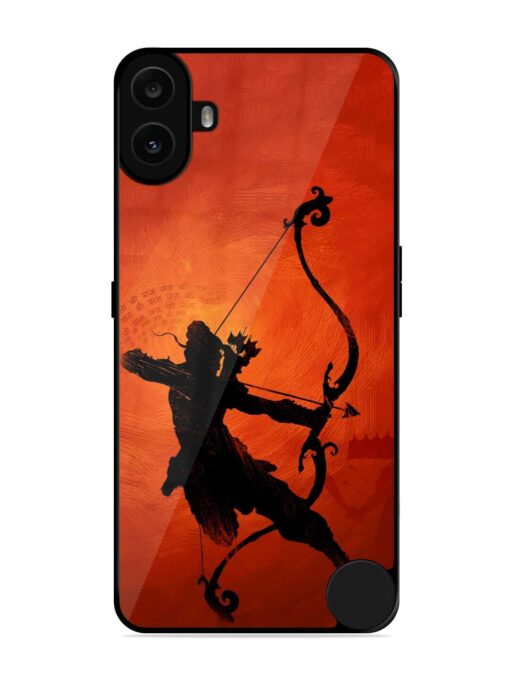 Illustration Lord Rama Glossy Metal Phone Cover for Nothing CMF Phone 1