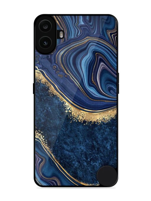 Abstract Background Blue Glossy Metal TPU Phone Cover for Nothing CMF Phone 1