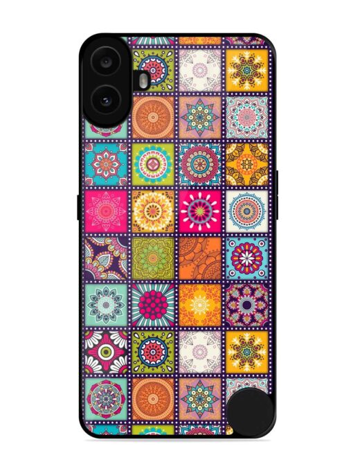 Seamless Pattern Vintage Glossy Metal Phone Cover for Nothing CMF Phone 1