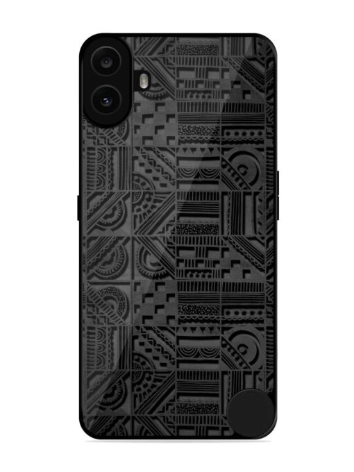 Seamless Pattern Glossy Metal Phone Cover for Nothing CMF Phone 1