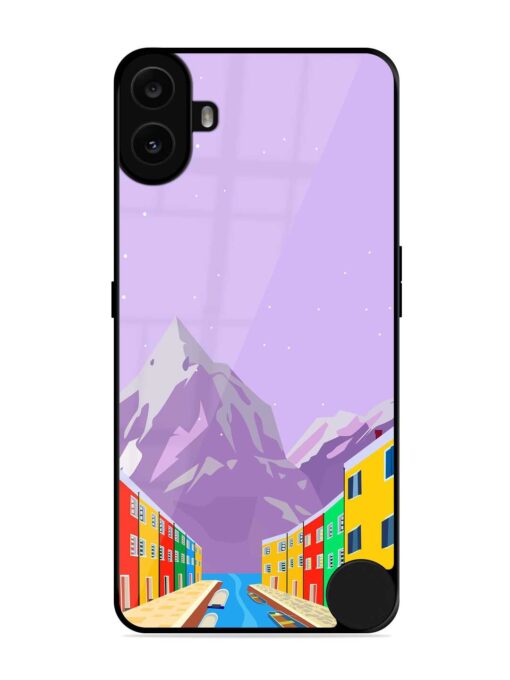 Venice City Illustration Glossy Metal Phone Cover for Nothing CMF Phone 1