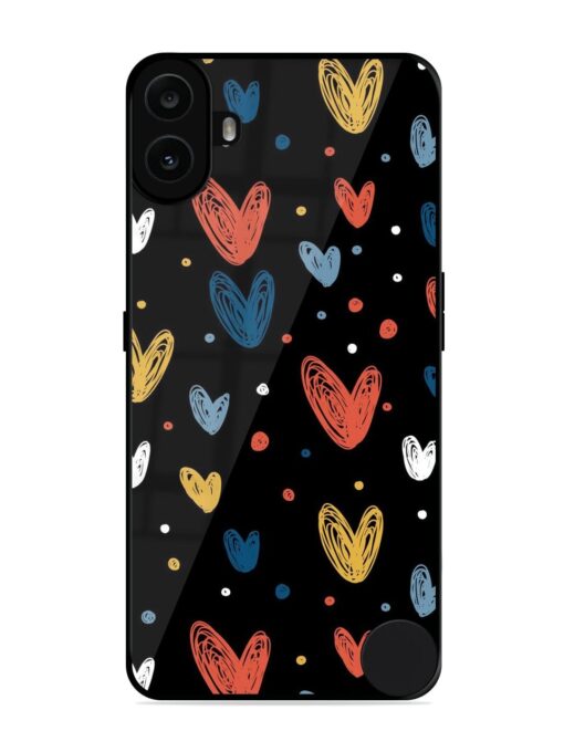 Happy Valentines Day Glossy Metal TPU Phone Cover for Nothing CMF Phone 1