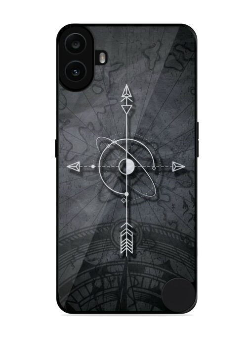 Lighting Cross Glossy Metal Phone Cover for Nothing CMF Phone 1