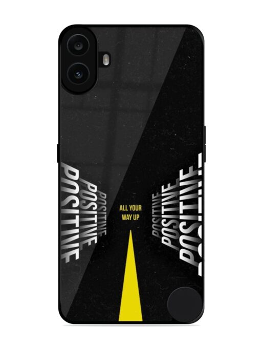 All Your Way Up Positive Glossy Metal Phone Cover for Nothing CMF Phone 1