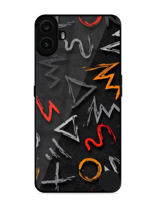 Grungy Graffiti Glossy Metal Phone Cover for Nothing CMF Phone 1