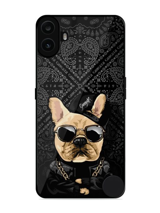 Gangsta Cool Sunmetales Dog Glossy Metal Phone Cover for Nothing CMF Phone 1