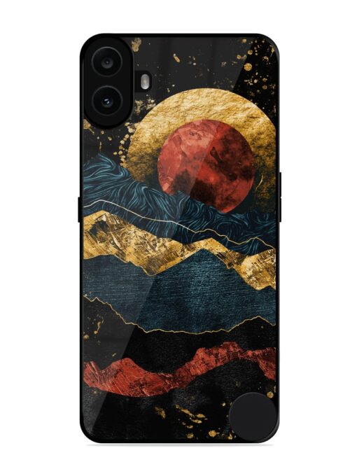 Gold Painting View Glossy Metal Phone Cover for Nothing CMF Phone 1