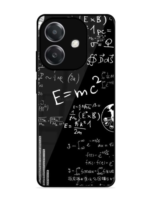 E=Mc2 Mass?Energy Equivalence Glossy Metal Phone Cover for Oppo A3X (5G)