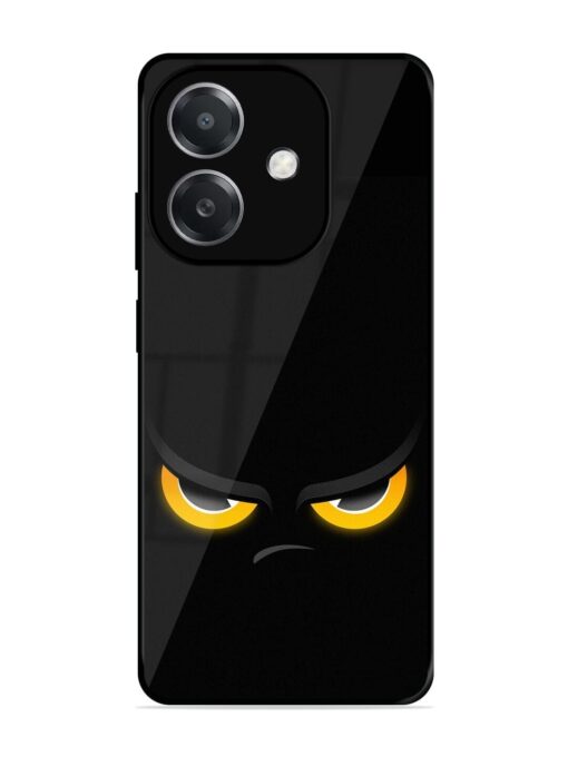 Scary Yellow Eye Glossy Metal TPU Phone Cover for Oppo A3X (5G)