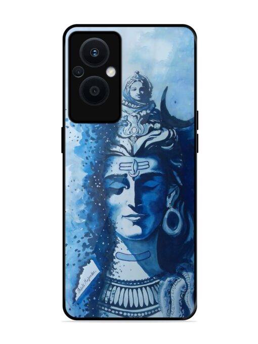 Shiv Art Glossy Metal Phone Cover for Oppo F21 Pro (5G)