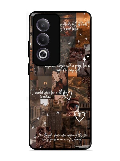 Melancholy Aesthetic Glossy Metal Phone Cover for Oppo K12X (5G)