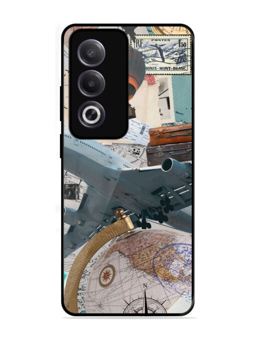 Adventure Awaits Glossy Metal Phone Cover for Oppo K12X (5G)