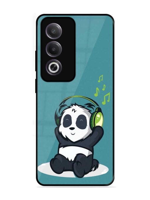 Music Panda Glossy Metal Phone Cover for Oppo K12X (5G)