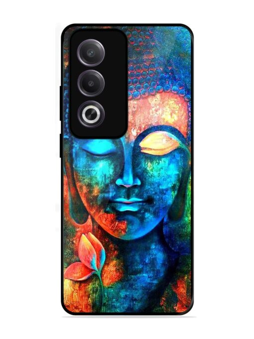 Buddha Painting Glossy Metal Phone Cover for Oppo K12X (5G)