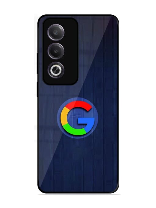 Google Logo Printed Glossy Metal TPU Phone Cover for Oppo K12X (5G)