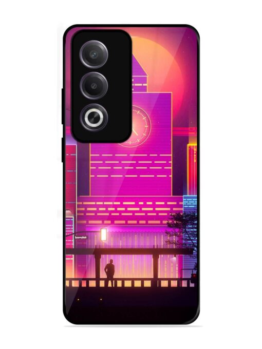 Clock Tower Glossy Metal TPU Phone Cover for Oppo K12X (5G)