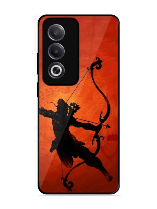 Illustration Lord Rama Glossy Metal Phone Cover for Oppo K12X (5G)