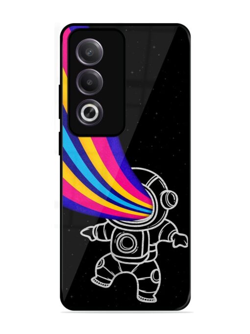 Astronaut Glossy Metal TPU Phone Cover for Oppo K12X (5G)