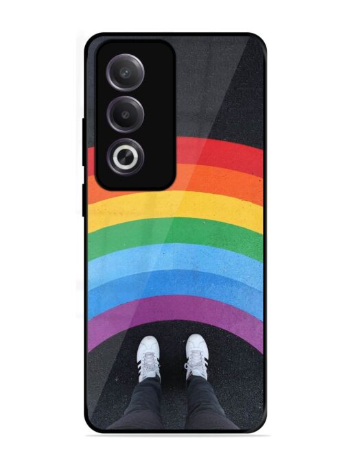 Legs Rainbow Glossy Metal TPU Phone Cover for Oppo K12X (5G)