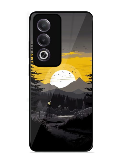 Sunset Vector Glossy Metal Phone Cover for Oppo K12X (5G)