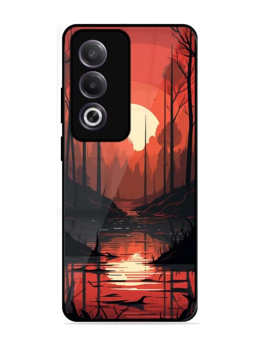 Natural Landscape Glossy Metal Phone Cover for Oppo K12X (5G)