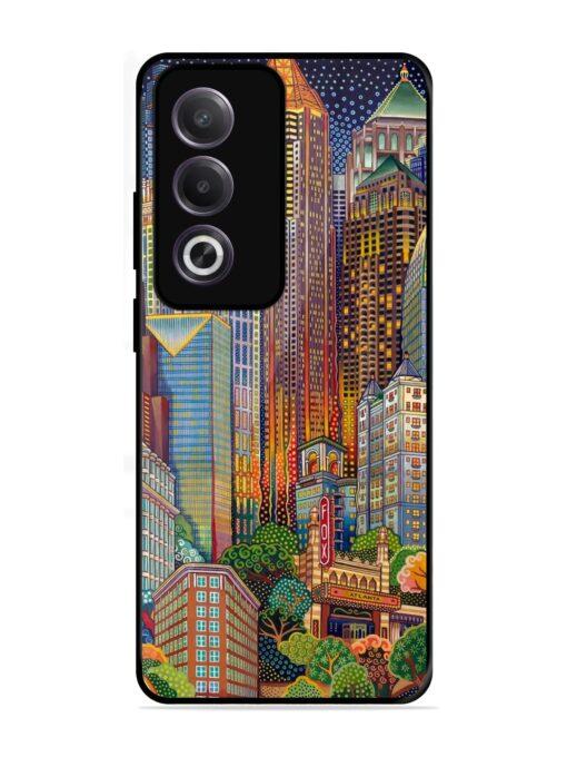 Cityscapes Art Glossy Metal Phone Cover for Oppo K12X (5G)